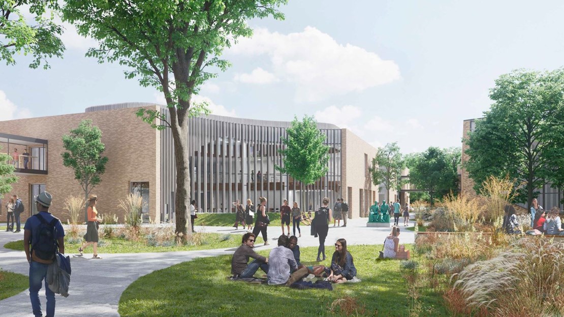 Horsens Gym & HF Illustration Ude