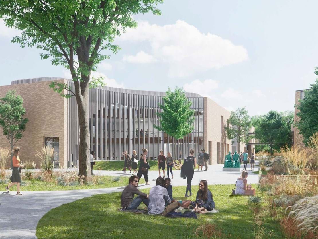 Horsens Gym & HF Illustration Ude