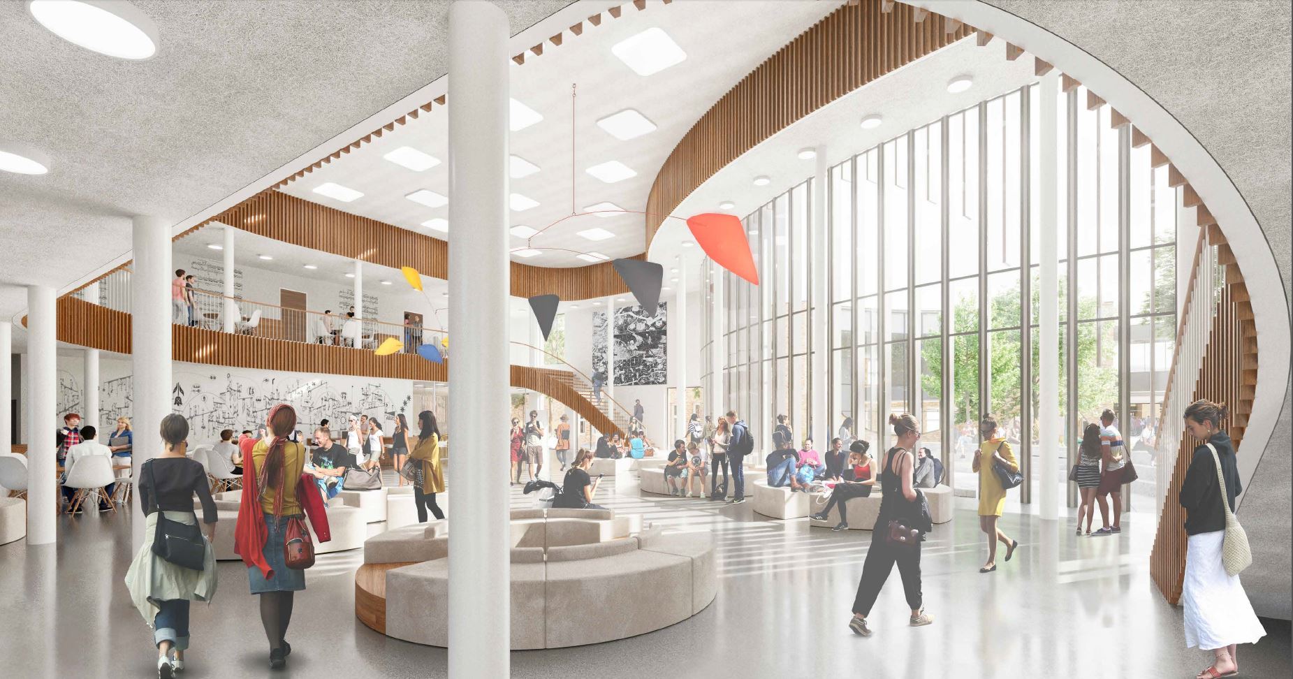 Horsens Gym & HF Illustration Inde